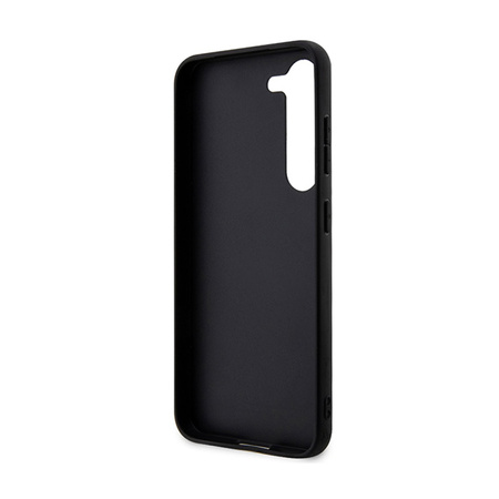 Guess 4G Big Metal Logo - Etui Samsung Galaxy S24 (czarny) (GUHCS24S4GMGGR)