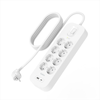 Belkin Listwa antyprzepięciowa 900 J, 8 gniazd Schuko, USB-C PD 18W, USB-A, biała (SRB003VF2M-V2)
