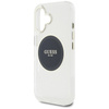 Guess IML Metal Colored Circle Classic Logo MagSafe - Etui do iPhone 16 (czarny) (GUHMP16SHTDRCEDK)