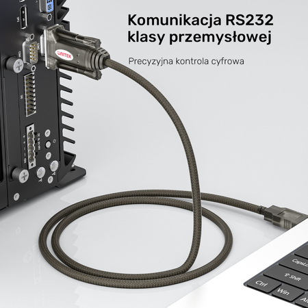 Unitek Kabel szeregowy USB-A na RS232 (DB9F) (Y-1105D01)