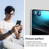 Spigen Optik Pro HD GLAS.TR EZ Fit Camera Protector 2-Pack - Szkło ochronne na obiektyw do Samsung Galaxy Z Flip 7 (Czarny) (AGL09587)