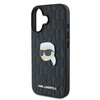 Karl Lagerfeld Monogram Karl Head Pin - Etui iPhone 16 (czarny) (KLHCP16SPGKLKIPK)
