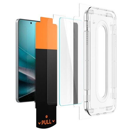 Spigen GLAS.TR EZ Fit Pro - Szkło hartowane do Samsung Galaxy S25 Edge (AGL09411)