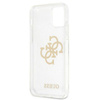 Guess Glitter 4G Big Logo - Etui iPhone 12 Pro Max (przezroczysty) (GUHCP12LPCUGL4GTR)