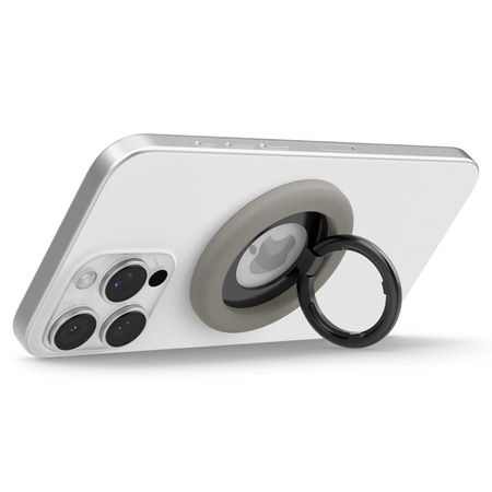Spigen Nano Pop MagSafe Phone Ring - Magnetyczny uchwyt na palec z funkcją podstawki (Truffle Grey) (AMP09032)