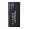 Karl Lagerfeld 3D Rubber Glitter Logo - Etui Samsung Galaxy S23 Ultra (czarny) (KLHCS23L3DMBKCK)