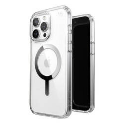 Speck Presidio Perfect-Clear MagSafe - Etui iPhone 15 Pro Max (Clear / Chrome Finish / Serene Silver) (150571-3240)