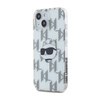 Karl Lagerfeld IML Choupette Head & Monogram - Etui iPhone 15 / 14 / 13 (przezroczysty) (KLHCP15SHKLPCHT)