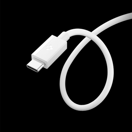 Spigen EB6020AC Essential - Kabel USB-A do USB-C PD 60W 2m (Biały) (ACA08716)