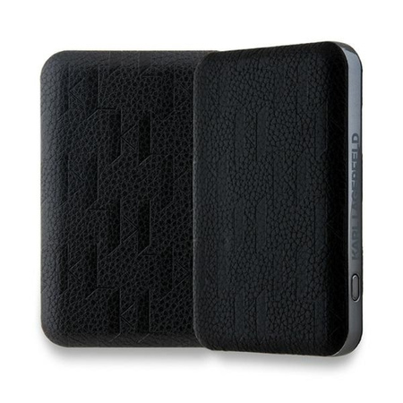 Karl Lagerfeld Choupette Head Pin MagSafe - Power Bank indukcyjny 5000 mAh 15W (czarny) (KLPB5FPGKSCHHK)
