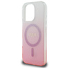 Guess IML Glitter Gradient MagSafe - Etui iPhone 16 Pro Max (różowy) (GUHMP16XHGRCELP)