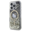 Hello Kitty Liquid Glitter Fever MagSafe - Etui iPhone 16 Pro (czarny / złoty) (HKHMP16LLGDIK)