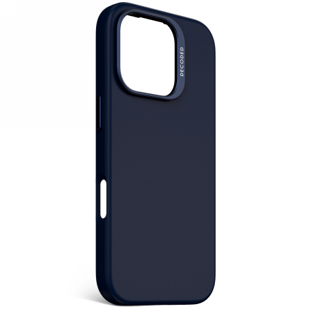 Decoded AntiMicrobial Silicone Backcover - silikonowa obudowa ochronna do iPhone 16 Pro kompatybilna z MagSafe (blue print) (D25IPO16PBCS9BT)