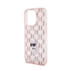 Karl Lagerfeld Monogram Choupette - Etui iPhone 15 Pro Max (różowy) (KLHCP15XHNCMKLP)