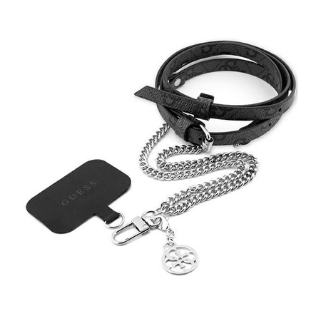 Guess CBDY 4G Chain - Uniwersalny pasek do telefonu (czarny) (GUOUC4MG4EK)