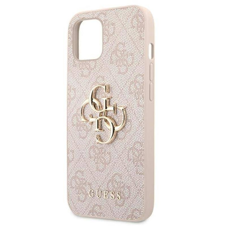 Guess 4G Big Metal Logo - Etui iPhone 13 (różowy) (GUHCP13M4GMGPI)