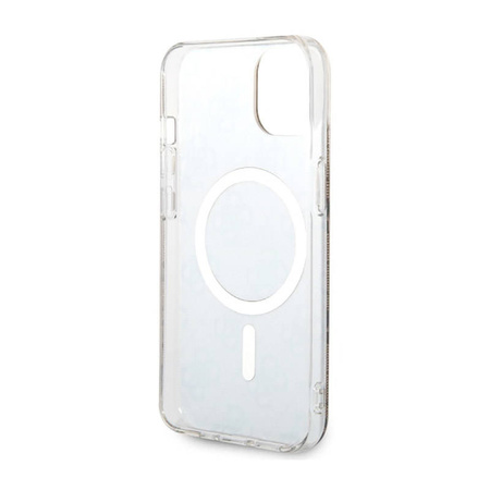 Guess 4G MagSafe - Etui iPhone 14 Plus (Brązowy) (GUHMP14MH4STW)