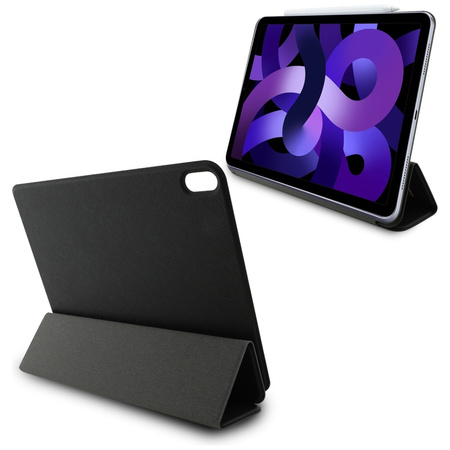 Karl Lagerfeld Book Cover Saffiano Magnetic Karl & Choupette - Etui iPad Air 11” M3 (2025) / iPad Air 11” M2 (2024) (czarny) (KLFC11RM24SAKCK)