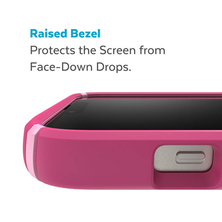 Speck Presidio2 Pro MagSafe - Antybakteryjne etui iPhone 15 Plus / 14 Plus (Digitalpink / Blossompink / White) (150115-3067)