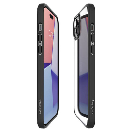 Spigen Ultra Hybrid - Etui do iPhone 15 (Matte Black) (ACS06799)