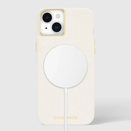 Case-Mate Silicone MagSafe - Etui iPhone 15 Plus (Beige) (CM051564)