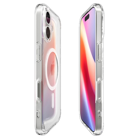 Spigen Ultra Hybrid Mag MagSafe - Etui do iPhone 17 (Clear/White) (ACS10380)