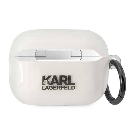 Karl Lagerfeld NFT Ikonik Choupette Head - Etui AirPods Pro 2 (przezroczysty) (KLAP2HNCHTCT)