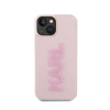 Karl Lagerfeld 3D Rubber Glitter Logo - Etui iPhone 15 Plus (różowy) (KLHCP15M3DMBKCP)