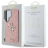 Guess Fixed Glitter Big 4G Metal Logo - Etui do Samsung Galaxy S25 Ultra (różowy) (GUHCS25LHG4SGP)