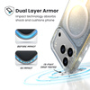 Speck Presidio Lux MagSafe - Etui iPhone 17 Pro (Hyper Mirror Glitter / Silver Metallic) (151022-3274)