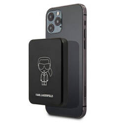 Karl Lagerfeld Outline Magnetic Powerbank – Powerbank Magsafe 3000 mAh (KLPBMSOIBK)