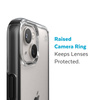 Speck Presidio Perfect-Clear with Impact Geometry - Etui iPhone 15 Plus / 14 Plus z powłoką MICROBAN (Clear / Black) (150124-5905)