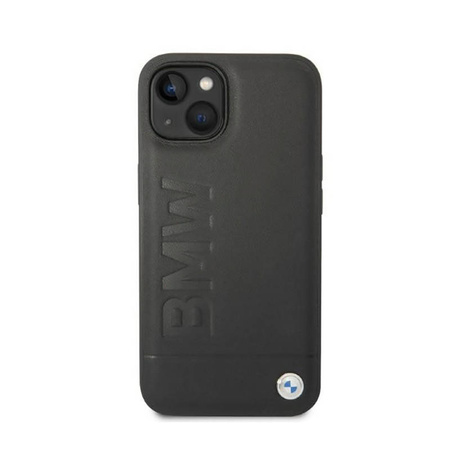BMW Signature Logo Imprint MagSafe - Etui iPhone 14 Plus (czarny) (BMHMP14MSLLBK)