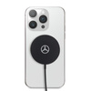 Mercedes Big Silver Logo - Ładowarka indukcyjna MagSafe 15W (czarny) (MECBMSMELK)