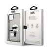 Karl Lagerfeld IML Glitter NFT Karl & Choupette - Etui iPhone 14 Plus (czarny) (KLHCP14MHNKCTGK)
