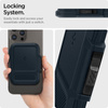 Spigen Lock Fit MagSafe - Portfel magnetyczny (Metal Slate) (AFA08526)