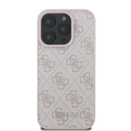 Guess 4G Classic - Etui iPhone 16 Pro (różowy) (GUHCP16LG4GFPI)