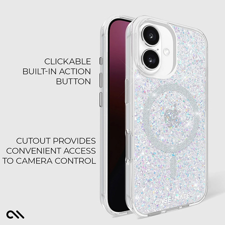 Case-Mate Twinkle MagSafe - Etui iPhone 16 (Disco) (CM054334)
