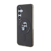 Karl Lagerfeld IML Karl & Choupette Glitter MagSafe - Etui Samsung Galaxy S24 (czarny) (KLHMS24SHGKCNOK)