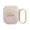 Guess 4G Collection - Etui Airpods (różowy) (GUA24GSMP)