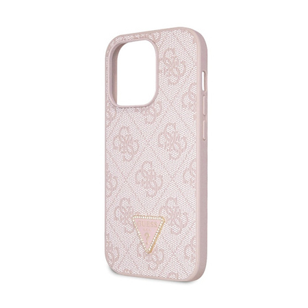 Guess Crossbody 4G Metal Logo - Etui iPhone 14 Pro (różowy) (GUHCP14LP4TDSCPP)