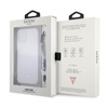 Guess Black Pearl Strap - Etui iPhone 12 Pro Max (przezroczysty) (GUHCP12LKPSBK)