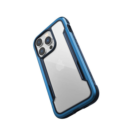 X-Doria Raptic Shield - Etui aluminiowe iPhone 14 Pro (Drop-Tested 3m) (Marine Blue) (494083)
