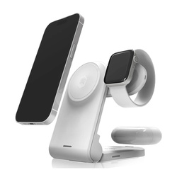 STM ChargeTree MAG - Mobilna ładowarka bezprzewodowa 3w1 z MagSafe (biały) (STM-931-398Z-01)