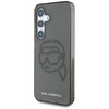 Karl Lagerfeld Rhinestones Karl Head Logo - Etui Samsung Galaxy S25 (czarny) (KLHCS25SHKHDCELK)