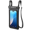 Spigen A611P Universal Waterproof Float Case 2-Pack - Etui wodoodporne do smartfonów do 6.9" (2 sztuki) (Matte Black) (ACS09348)
