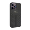 Audi Genuine Leather - Etui iPhone 14 Pro Max (Czarny) (AU-TPUPCIP14PM-Q8/D1-BK)
