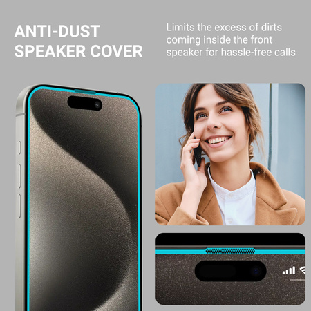 Crong EasyShield 2-Pack - Szkło hartowane iPhone 16 Pro (2 sztuki) (CRGES2PIP1663P)