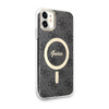 Guess 4G MagSafe - Etui iPhone 11 (Czarny) (GUHMN61H4STK)