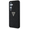 Guess Hot Stamp 4G Pattern Triangle Metal Logo - Etui do Samsung Galaxy S25 (czarny) (GUHCS25SPGP4STRK)